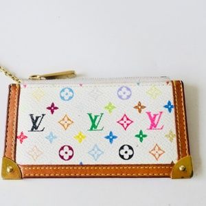 Louis Vuitton coin case multicolored